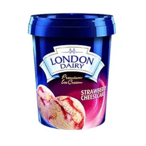 LONDON DAIRY STRAWBERY CHEESE CAKE 