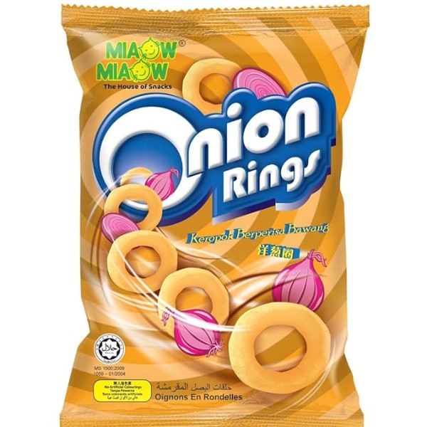 MIAOW MIAOW ONION FLAVOURED RINGS
