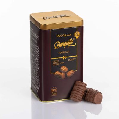 Cocoa melts hazelnut chocolate