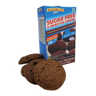 Sugarless sugar free chocolate & black current