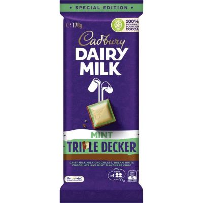 dairy milk  mint triple decker