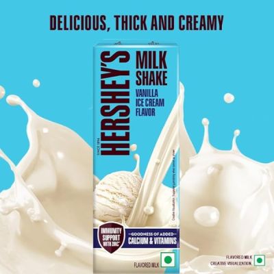 Hershey's Milk Shake Vanila Ice Cream  Flavor 