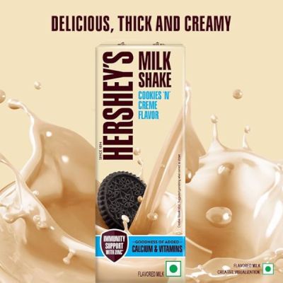 Hershey's Milk Shake Cookies 'n' Creme Flavor 